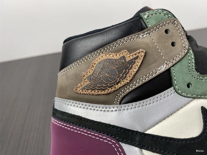 Bmlin Shoes Hand Jordan High Air OG 1 Crafted DH3097-001 0815